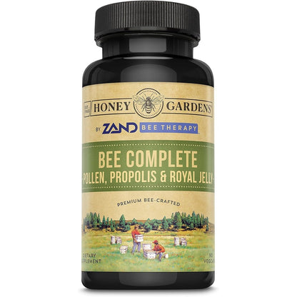 ZAND Bee Therapy Bee Complete 90 vegetarian capsules bottle front view