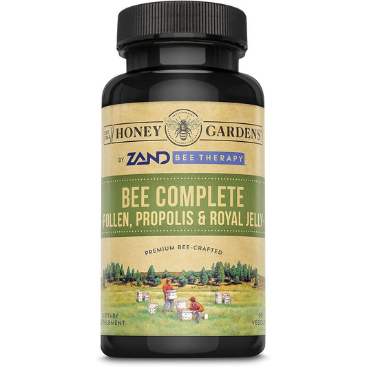 ZAND Bee Therapy Bee Complete 90 vegetarian capsules bottle front view