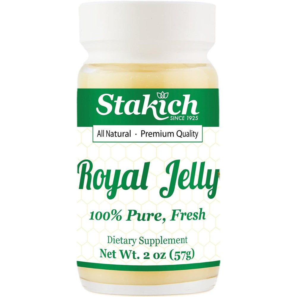 Stakich fresh royal jelly supplement front view