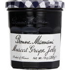 Bonne Maman Muscat grape jelly front view glass jar