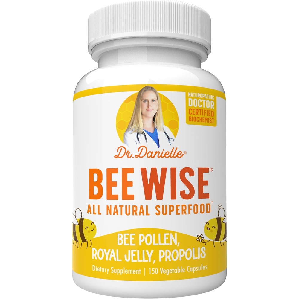 Doctor Danielle Bee Wise supplement bottle front view