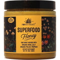 Honey Feast Flower Powered Raw Superfood Honey front view jar