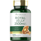Carlyle royal jelly capsules front view bottle packaging container