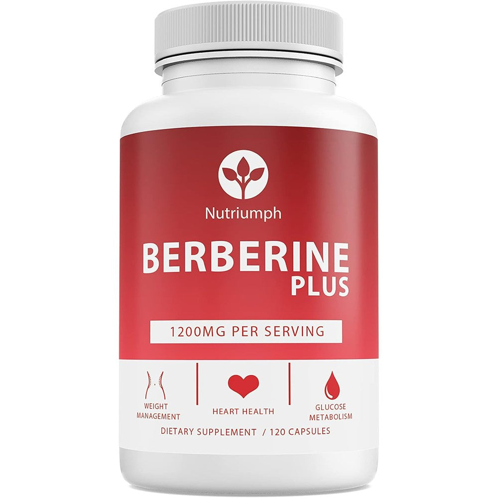 Doctor Recommended Supplements Nutriumph Berberine Plus bottle front view dietary supplement