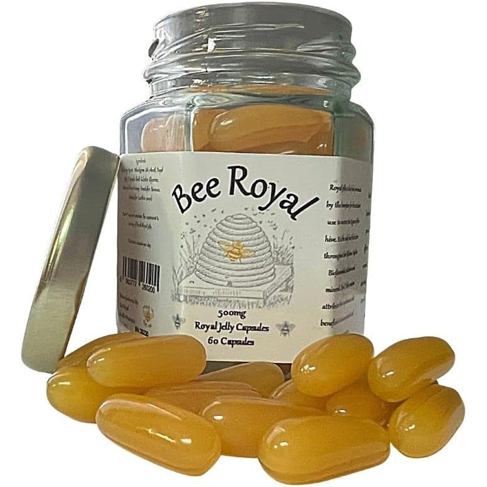 Bee Royal Fresh Royal Jelly 500mg 60 capsules front view packaging