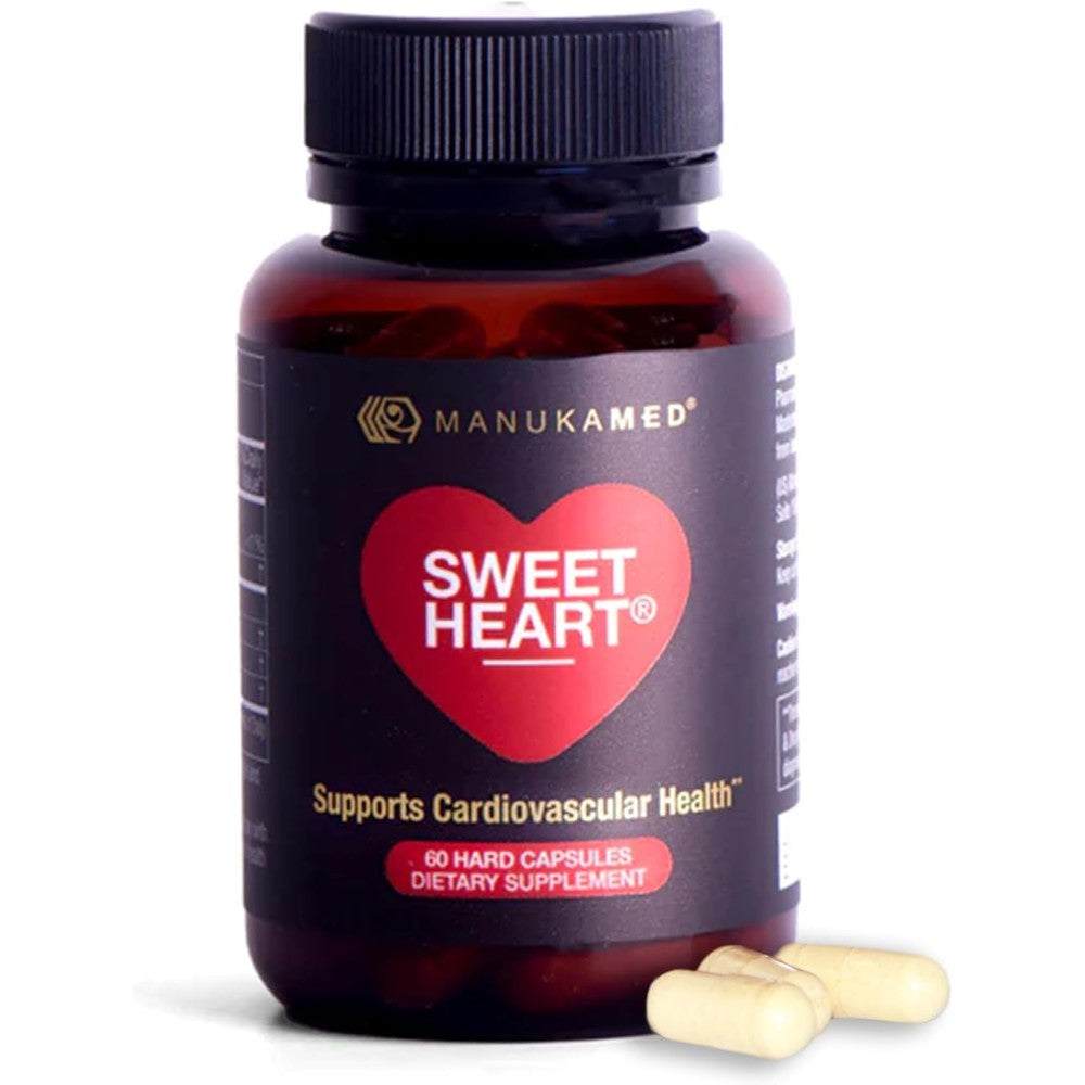 Sweetheart natural cholesterol support supplement front view bottle