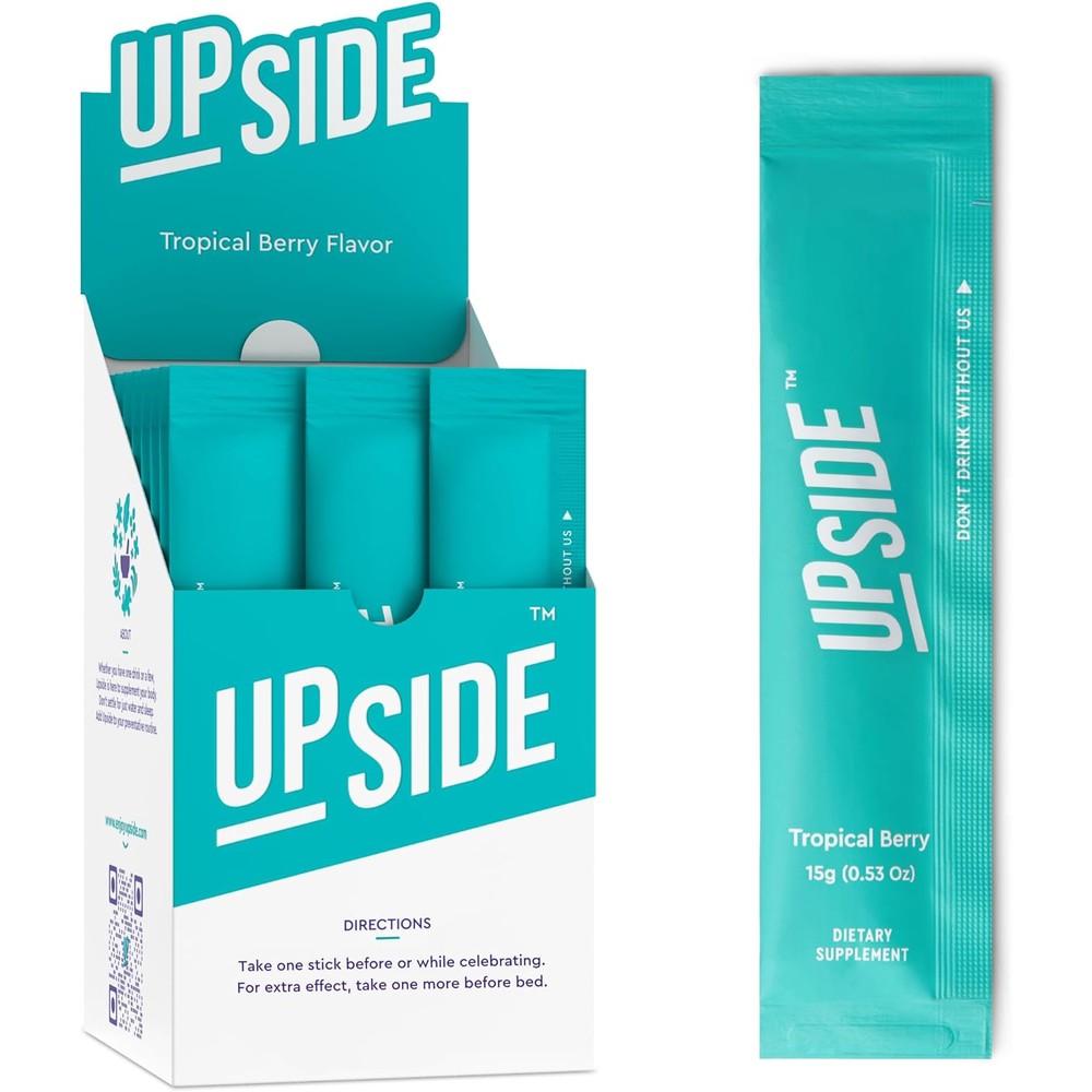 Upside Pre Celebration Vitamin Jelly Sticks front view packaging
