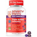 SmartyPants Kids Immunity Elderberry Gummies front view bottle for children immune support supplements