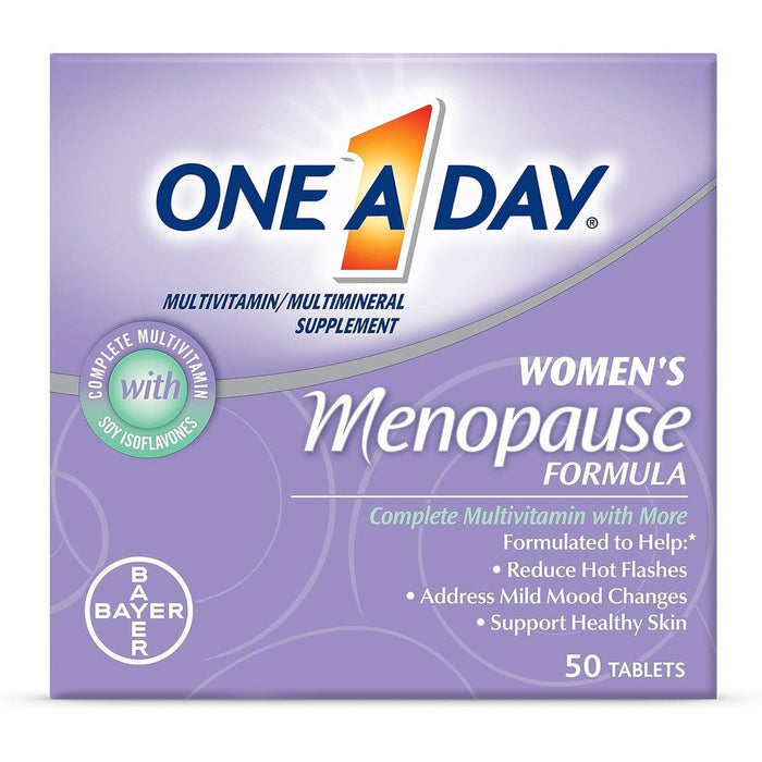 One A Day women menopause multivitamin front view packaging