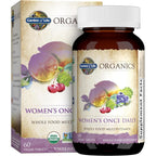 Garden Of Life Organics Women's Once Daily Multivitamin front view bottle packaging