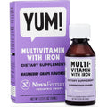NovaFerrum Yum liquid multivitamin with iron front view bottle packaging