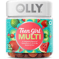 OLLY teen girl multi gummy front view bottle packaging