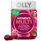 Olly women multivitamin gummy front view bottle packaging