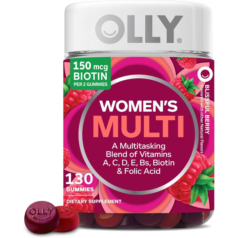 OLLY Women's Daily Multivitamin Gummy front view bottle online India