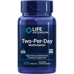 Life Extension Two-Per-Day multivitamin front view bottle