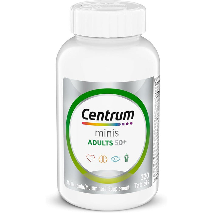 Centrum Minis Silver Multivitamin front view bottle packaging