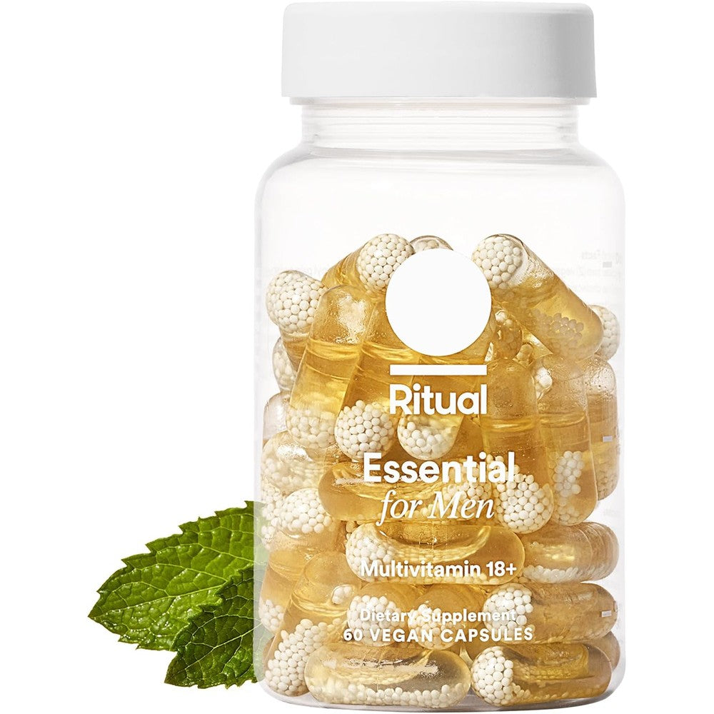Ritual Essential for Men 18+ multivitamin bottle front view authentic USA imported supplement