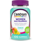 Centrum women's multivitamin gummies front view bottle