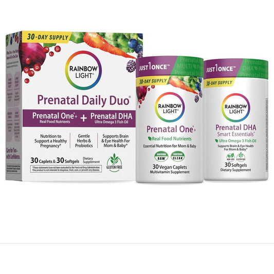 Rainbow Light Prenatal Daily Duo packaging front view