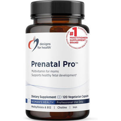 Designs for Health Prenatal Pro bottle front view