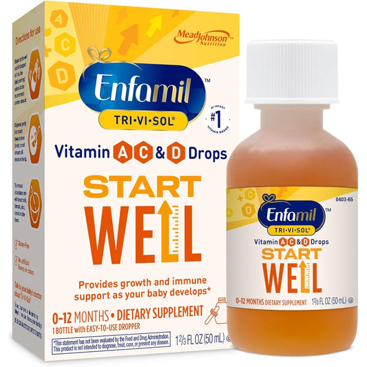 Enfamil Tri Vi Sol Infant Multivitamin Drops 50ml bottle front view