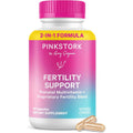 Pink Stork fertility supplement bottle front view