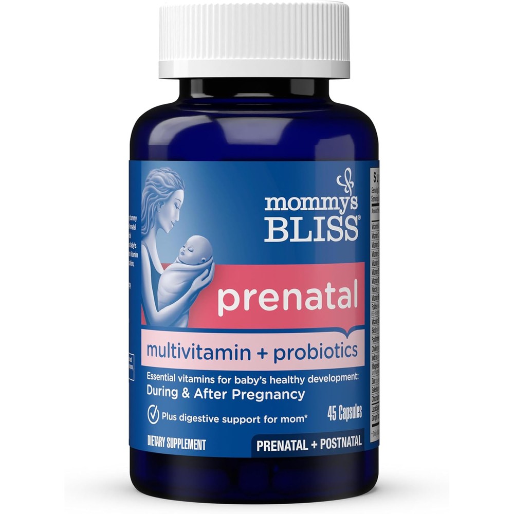 Mommy's Bliss prenatal multivitamin front view bottle packaging