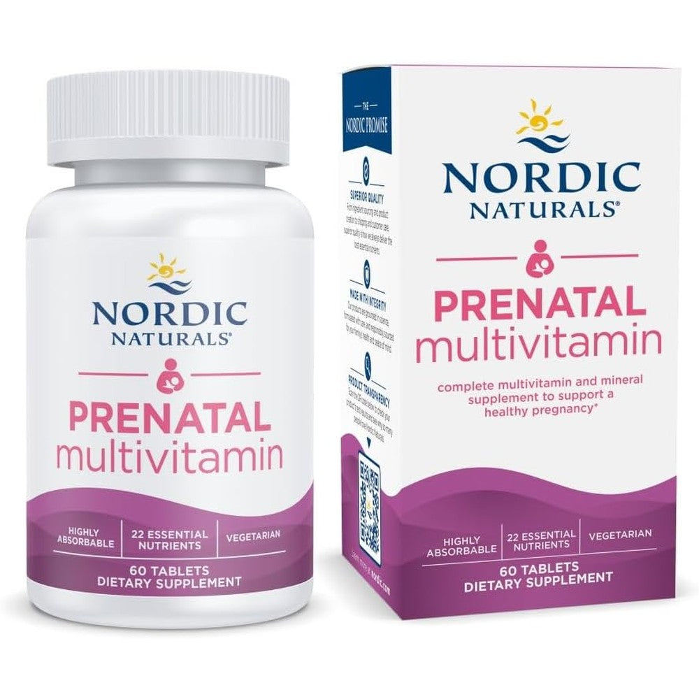 Nordic Naturals Prenatal Multivitamin front bottle view
