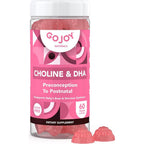 Gojoy Naturals Prenatal Choline And DHA Gummies front view bottle packaging