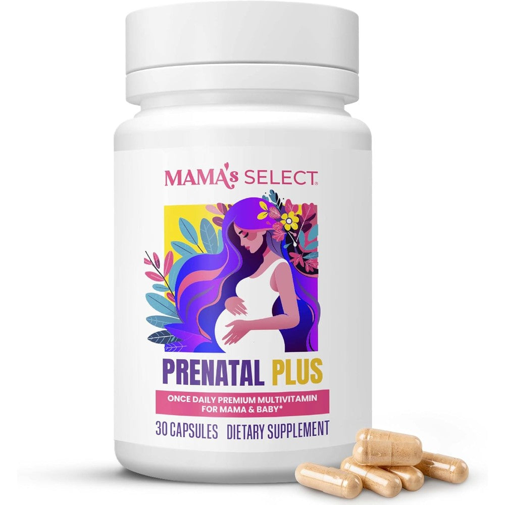 Mama's Select Prenatal Vitamins front view bottle