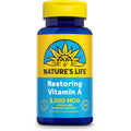 Natures Life Vitamin A Ten Thousand IU Softgel Capsules front bottle view