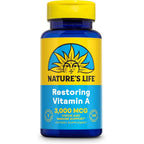 Natures Life Vitamin A Ten Thousand IU Softgel Capsules front bottle view