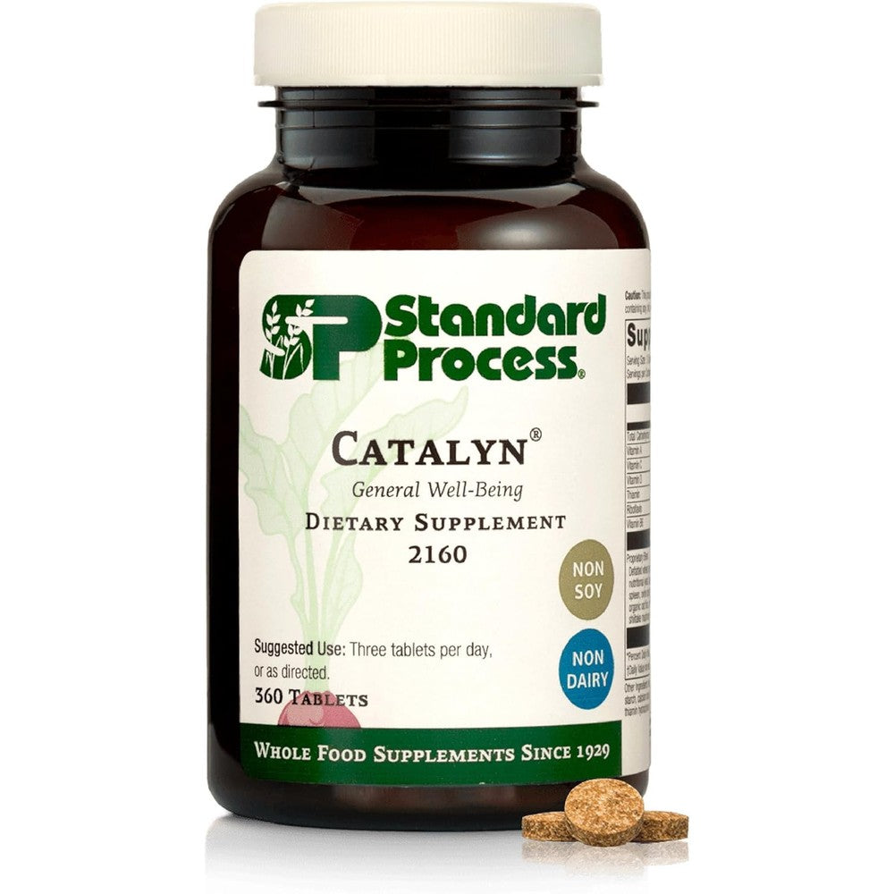 Standard Process Catalyn whole food multivitamin bottle front view