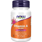 Now Foods Vitamin A 10000 IU softgel bottle front view