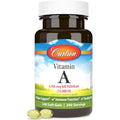 Carlson Vitamin A 15000 IU softgels front view bottle