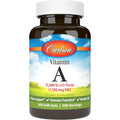 Carlson Vitamin A 25000 IU softgels front bottle view