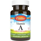 Carlson Vitamin A 10,000 IU front view bottle packaging