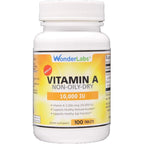 Wonder Laboratories Vitamin A 10000 IU tablets front bottle view