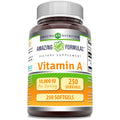 Amazing Nutrition Vitamin A 10000 IU softgels bottle front view supplement