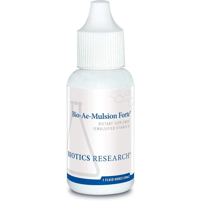 Biotics Research Bio-Ae-Mulsion Forte front view bottle packaging