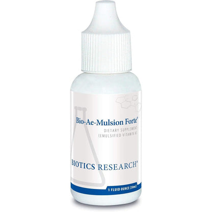 Biotics Research Bio-Ae-Mulsion Forte Vitamin A bottle front view