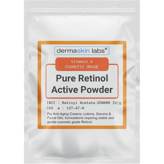 Dermaskin Labs Retinol Vitamin A Powder cosmetic grade ingredient jar
