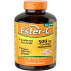 American Health Ester Vitamin C front view of the brown bottle