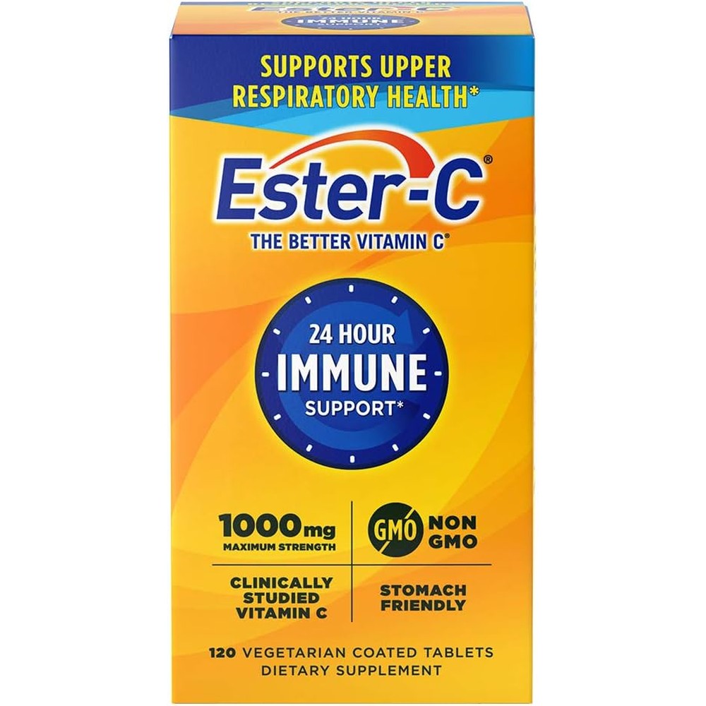 Natures Bounty Ester-C vitamin C 1000 mg front view box packaging