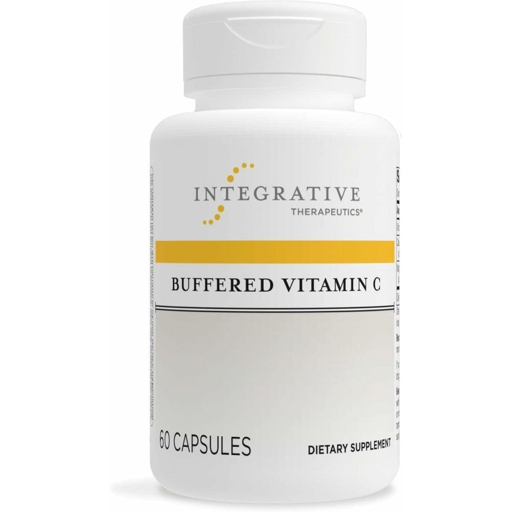 Integrative Therapeutics buffered vitamin c front view supplement bottle