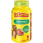 Lil Critters Kids Immune C gummy bottle front view with 190 count label
