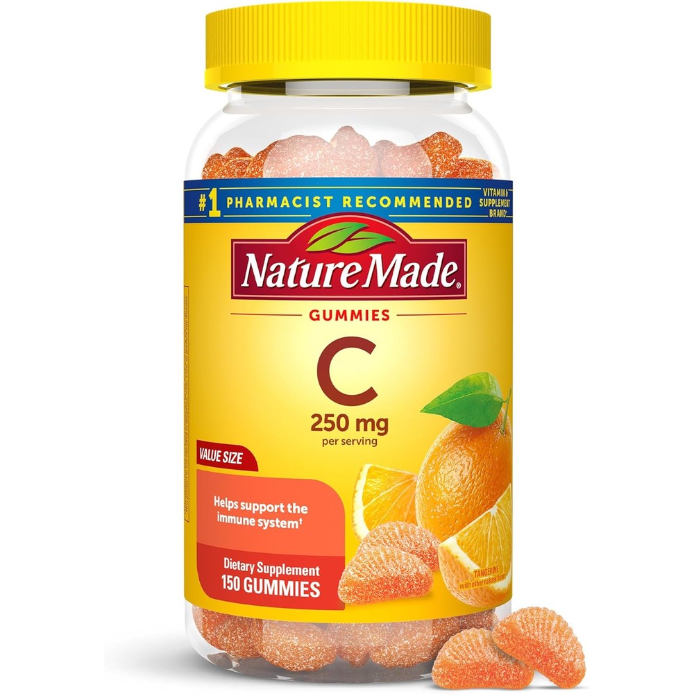 Nature Made vitamin C gummies front bottle view