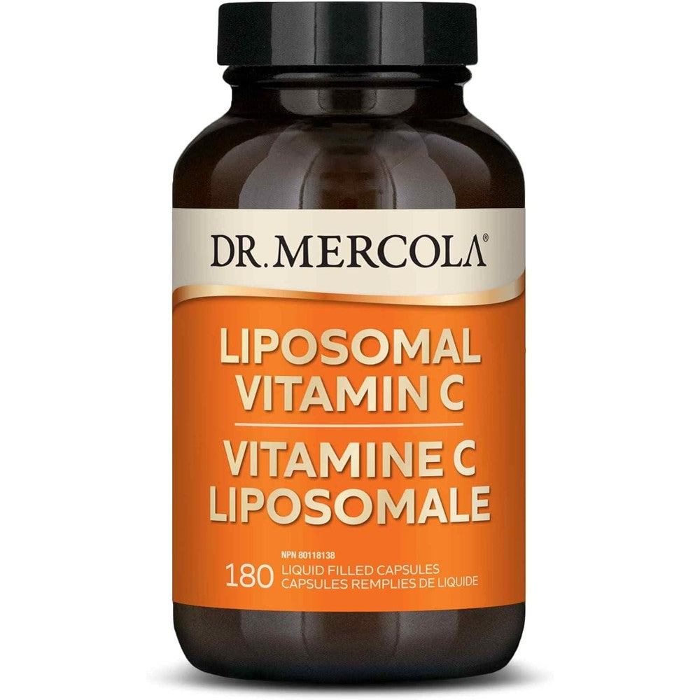 Dr. Mercola Liposomal Vitamin C capsules bottle front view