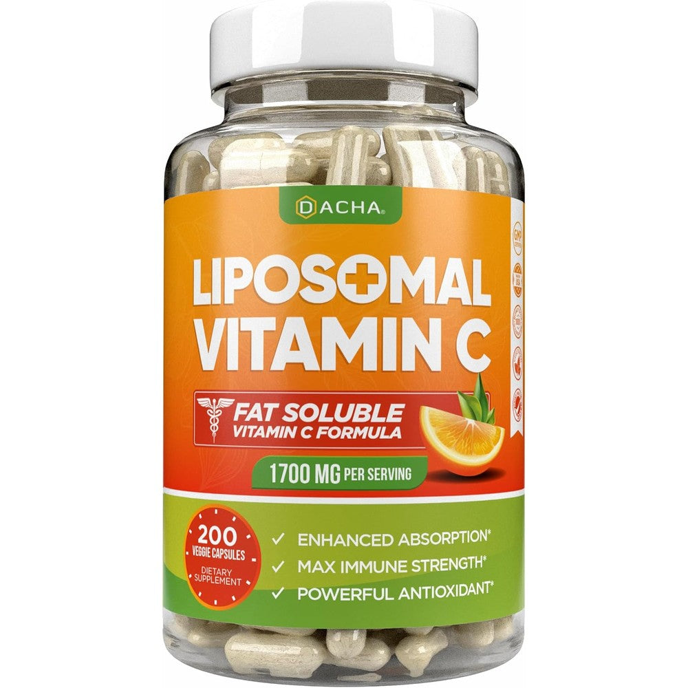 Dacha Natural Liposomal Vitamin C front view bottle packaging
