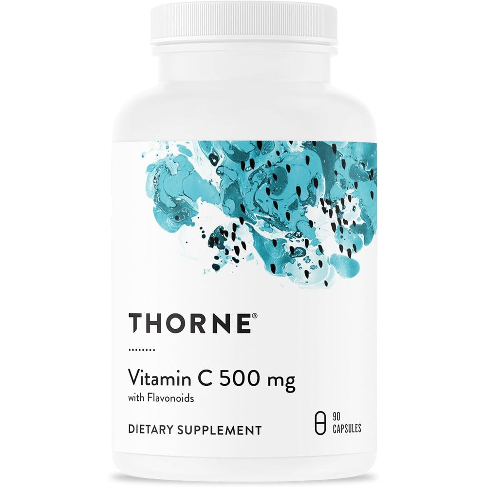Thorne Vitamin C with Citrus Bioflavonoids front bottle view